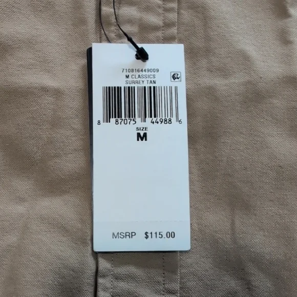 Polo by Ralph Lauren Tan Casual Button Down Shirt with Embroidered Logo